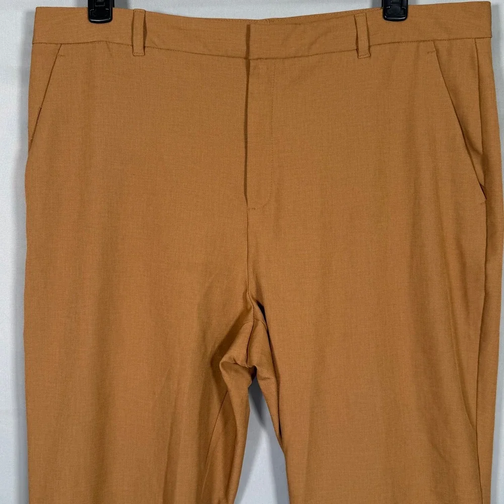 Banana Republic Womens 18 HR‎ Bootcut 365 Dark Camel Tan Trousers 812666-06